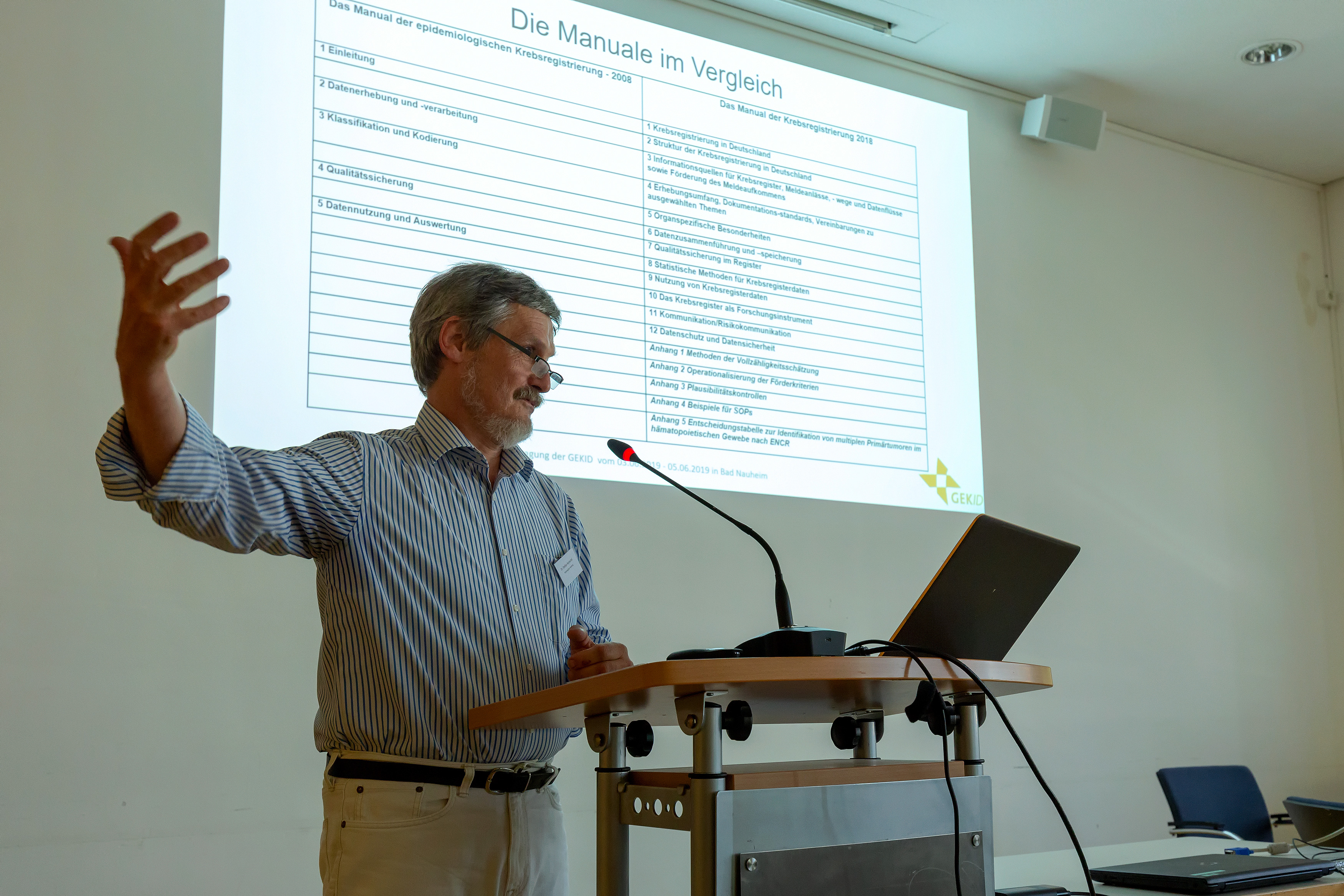 GEKID 2019 / Dr. Stefan Hentschel hält Vortrag