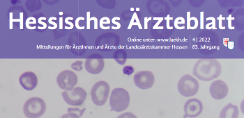 Titelseite-Hessisches Ärzteblatt-April 2022